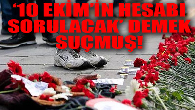 10 Ekim katliamı anmasına ‘terör propagandası’ davası!