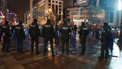 Ankara'da Kızılay Meydanı'nda geniş güvenlik önlemi