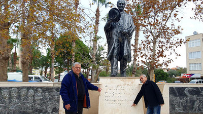 Atatürk Anıtı’na çirkin saldırı