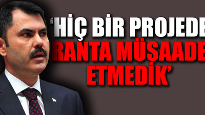 Bakan Kurum'dan Kanal İstanbul açıklaması