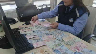 Dilencinin üzerinden çıkan para Hazine'ye devredildi