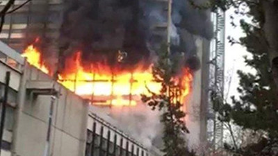 DSİ Genel Müdürlüğü binasında yangın