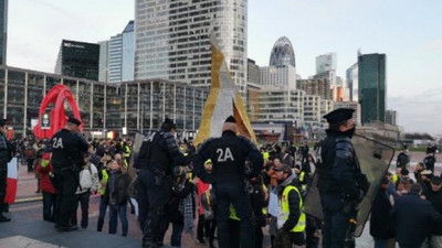 Fransa’da ‘Sarı Yelekliler’ eylemleri 57’inci haftasında