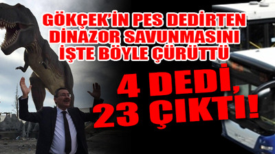 Gökçek matematik de bilmiyor