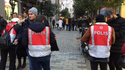 İstiklal Caddesi'ne çıkan yollarda güvenlik önlemi