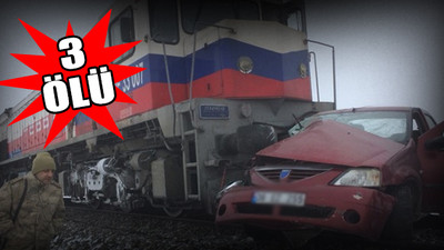 Kars'ta korkunç tren kazası!