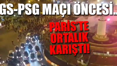 Paris'te Galatasaray maçı öncesi iki takım taraftarı arasında olaylar çıktı!