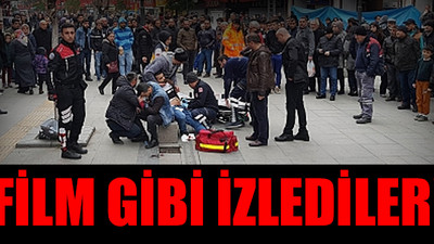 Sokak ortasında kayınço dehşeti!