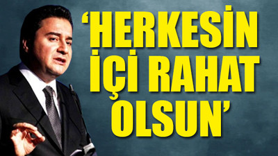 Ali Babacan'dan flaş yeni parti açıklaması