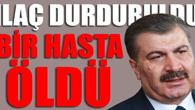 Bakan Koca'dan bloklanan ilaca ilişkin: Kaygılanacak bir durum yok!