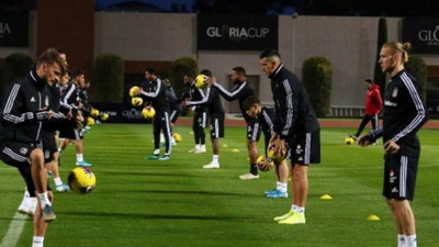 Beşiktaş, ikinci yarı hazırlıklarını sürdürdü