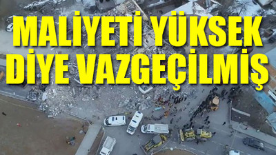 Elazığ'daki depremden sonra bir skandal daha ortaya çıktı