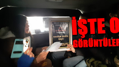 Gözaltı aracından basın açıklaması yaptılar!