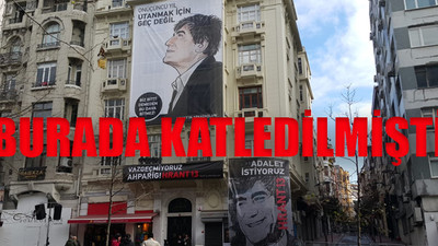 Hrant binlerce kişi tarafından anıldı