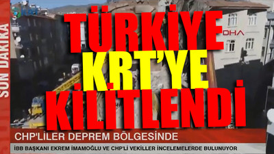 KRT, Elazığ'daki felaketi dakika dakika izledi