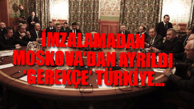 Rusya'daki Libya Ateşkes görüşmelerinde flaş gelişme!