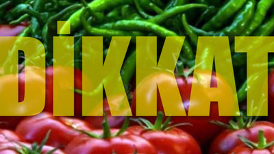 'Türkiye'de tüketilen biber, domates ve salatalığın yüzde 15'i zehirli'