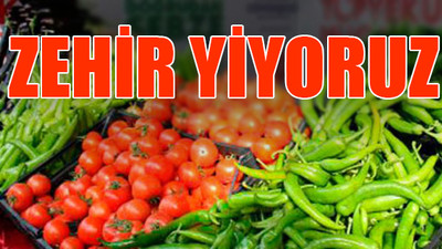 'Türkiye'de tüketilen domates ve salatalıklar zehirli'