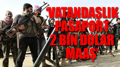 'Türkiye destekli, Suriye’deki gruplara T.C vatandaşlığı sözü verilmiş'