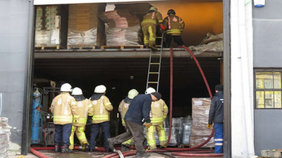 Ümraniye'de yangın