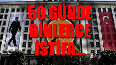 AKP'de şok istifalar... AKP günden güne eriyor