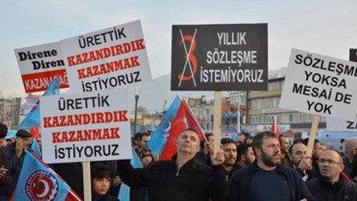 'AKP döneminde 200 bine yakın işçinin grev hakkı elinden alınarak yasaklandı'