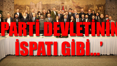 AKP yöneticileri Cumhurbaşkanlığı çalışanları ile ortak program yaptı