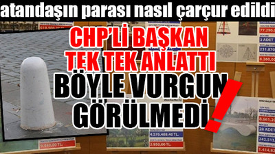 AKP’li belediye 53 liralık dubaya 1050 lira ödemiş!