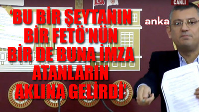 CHP'li Özel o ayrıntıyı anlattı