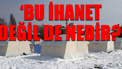 Depremzede muhtar isyan etti: Yeşil alanların hepsi satılmış