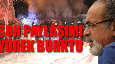 Konya'da esnaf kendini yakarak intihar etti