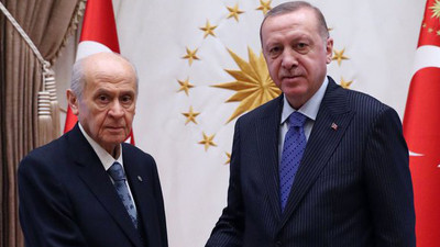 Erdoğan, Bahçeli ile Beştepe'de görüştü