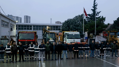 Kartal Belediyesi kar yağışına hazır