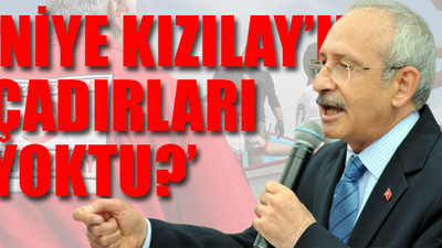 Kılıçdaroğlu'ndan flaş Kızılay açıklaması