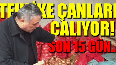 Kısıtlama kalkmazsa, 30 bin ton soğan çürüyecek!