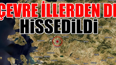 Manisa’da 5.2 büyüklüğünde deprem!