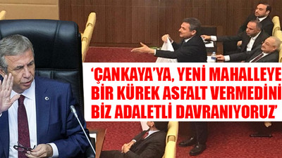 Mansur Yavaş'tan AKP'lilere asfalt ayarı
