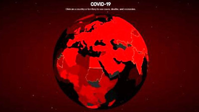 ABD’de üniversite öğrencileri 3D koronavirüs haritası geliştirdi