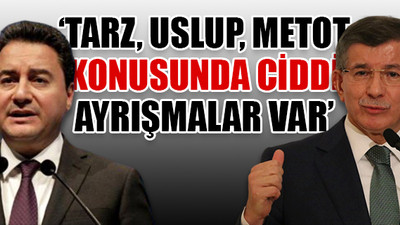 Babacan, Davutoğlu ile neden hareket etmediğini açıkladı