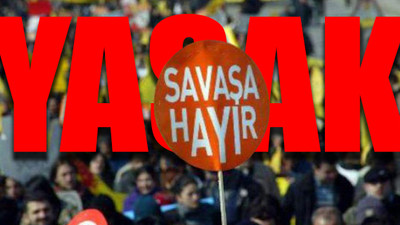 Bir şehir daha 'Savaşa hayır' demeyi yasakladı