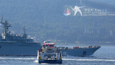Çanakkale Boğazı’ndan Rus savaş gemisi geçti