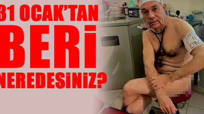 Fransız doktor malzeme yetersizliğini böyle protesto etti!