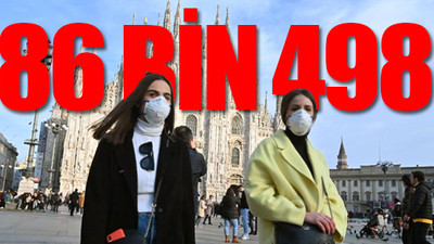 İtalya'da korkutucu vaka sayısı