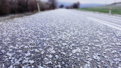 Kırşehir'de Mart ayında fındık büyüklüğünde dolu yağışı