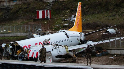 Pistten çıkan uçağın pilotuna bir kötü haber