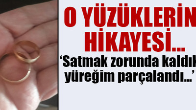 30 yıldır parmaklarında olan evlilik yüzüklerini sattılar