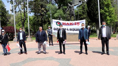 9 kişiyle 1 Mayıs kutlaması
