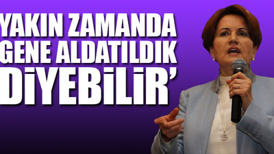 Akşener'den Erdoğan'a imalı yorum