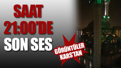 Cami hoparlöründe 23 Nisan'da İstiklal Marşı çaldı