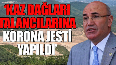 CHP'li Mahmut Tanal'dan Kaz Dağları açıklaması